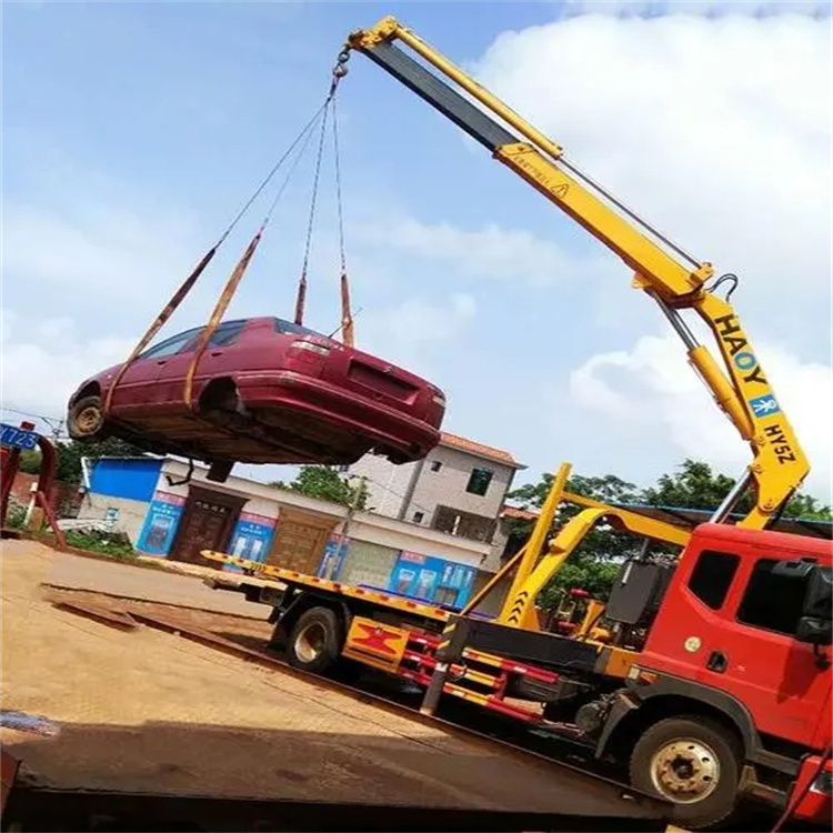 兴隆华侨农场吊车救援小汽车怎么吊